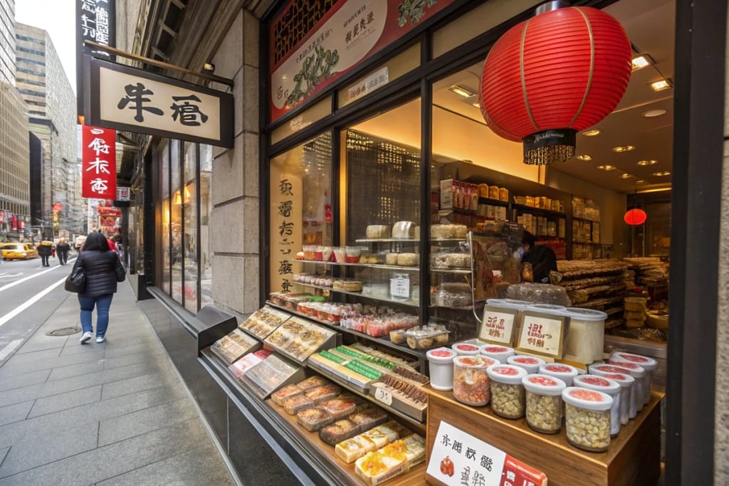 Front view of the tokyo japanese food store pittsburgh storefront, showcasing a variety of Japanese goods in the window display.