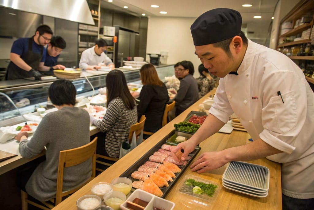 Four real-life scenarios illustrating how tokyo japanese food store pittsburgh serves diverse needs—from chefs and party hosts to students and corporate events.