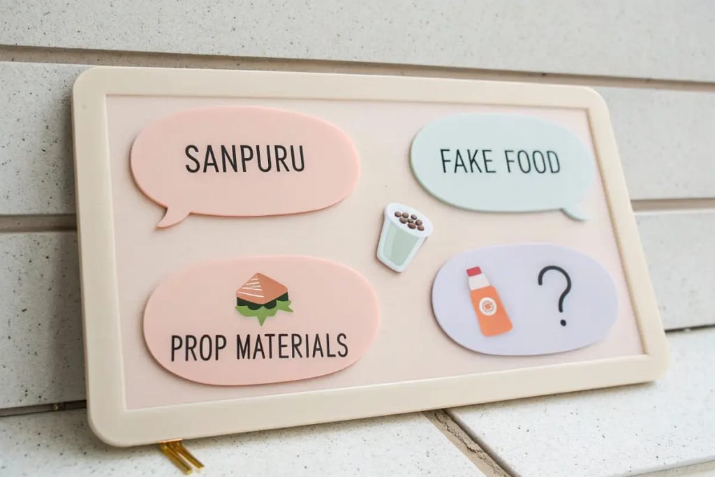  Frequently asked questions addressing the materials, naming, and durability of Japanese fake food sanpuru.