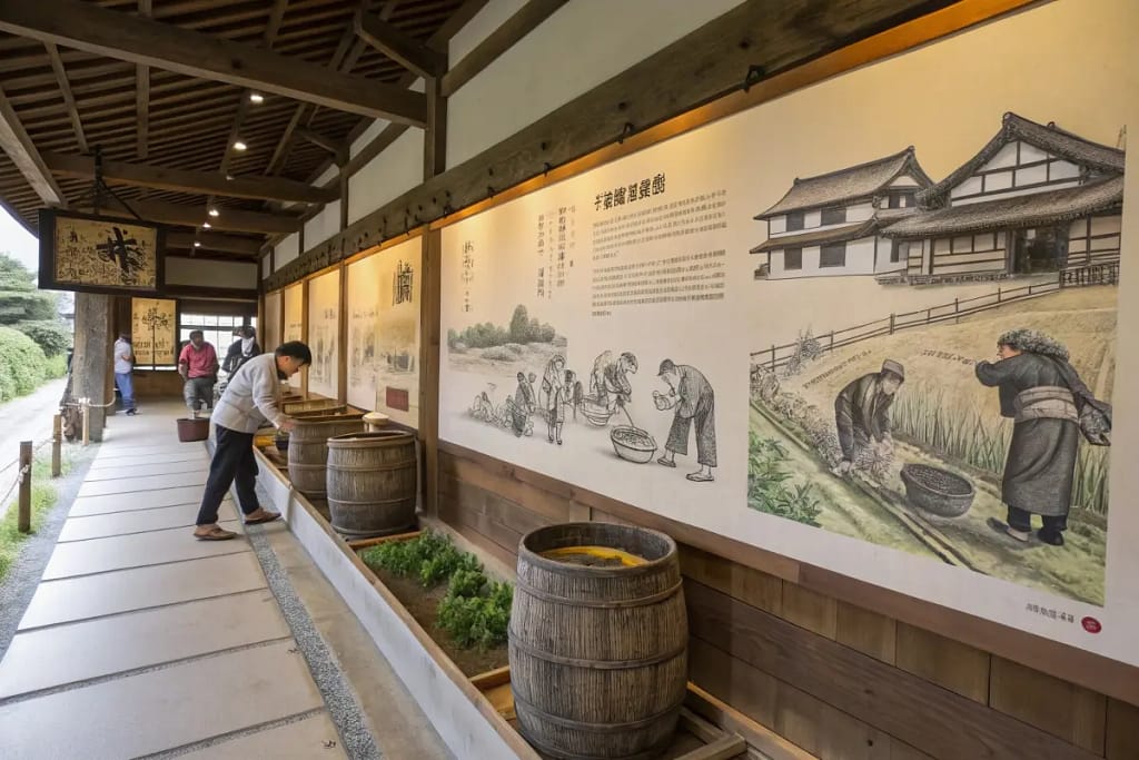 A timeline showcasing how pickling and vinegar-based dishes, including tsukemono and sunomono, have evolved within Japanese culinary traditions.