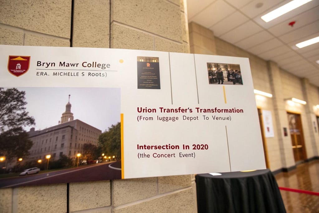 A succinct historical timeline linking Michelle Zauner’s college roots, Union Transfer’s renovation, and their convergence at the 2020 show.