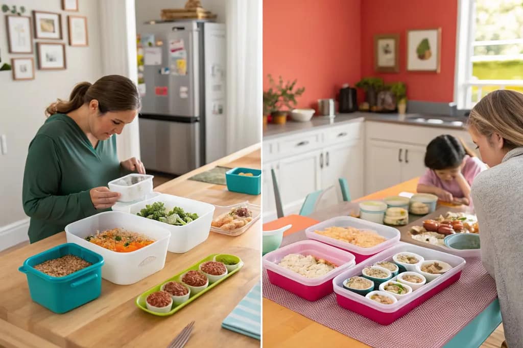  Four everyday scenarios showcasing how healthy Japanese recipes can fit seamlessly into meal prep, family dinners, weight management, and potlucks.